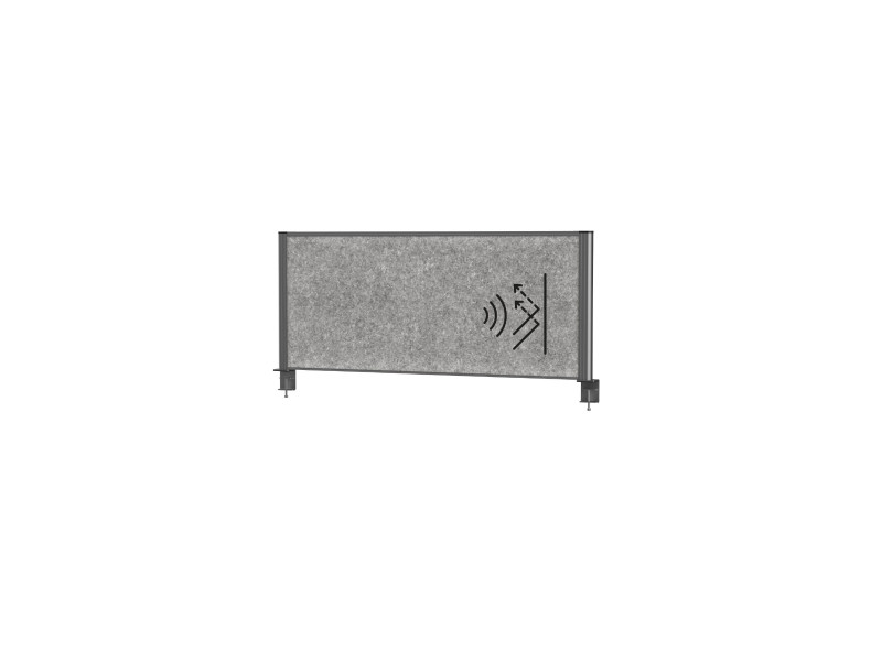 MAUL Système de cloison de bureau MAULconnecto, anthracite/