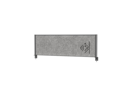 MAUL Système de cloison de bureau MAULconnecto, anthracite/