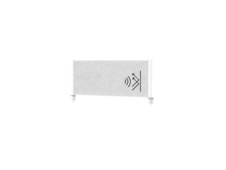 MAUL Système de cloison de bureau MAULconnecto, blanc / gris