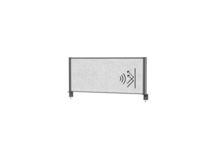 MAUL Système de cloison de bureau MAULconnecto, anthracite/