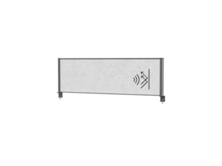 MAUL Système de cloison de bureau MAULconnecto, anthracite/