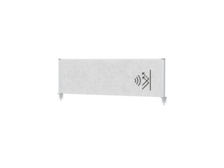 MAUL Système de cloison de bureau MAULconnecto, argent/ gris