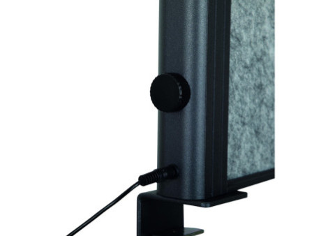 MAUL Système de cloison de bureau MAULconnecto Uplight, gris
