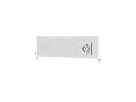 MAUL Système de cloison de bureau MAULconnecto Uplight, gris
