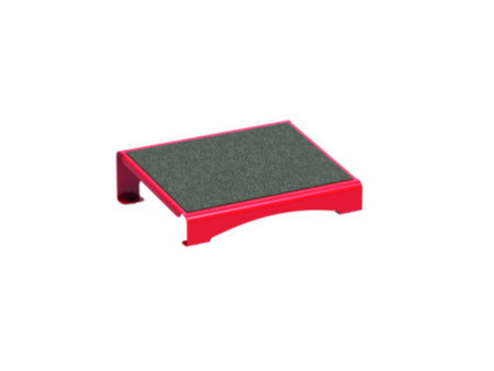 MAUL Repose-pieds MAULflair, métal, 400 x 300 mm, rouge