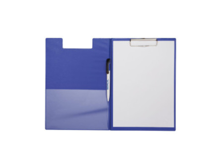 MAUL Porte-bloc à pince MAULpoly, plastifié A4, bleu