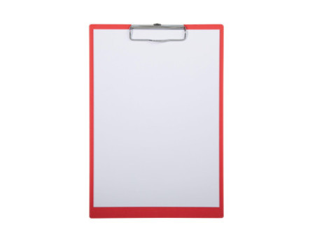 MAUL Porte-bloc à pince MAULbalance, A4, carton, rouge