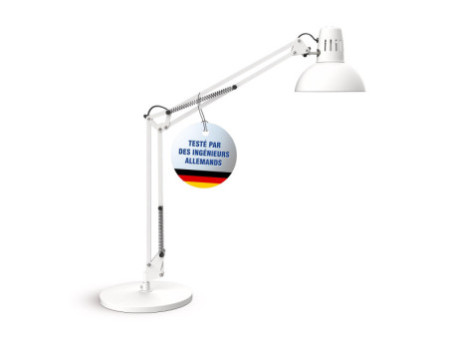 MAUL Lampe de bureau à LED MAULstudy, avec pied, blanc