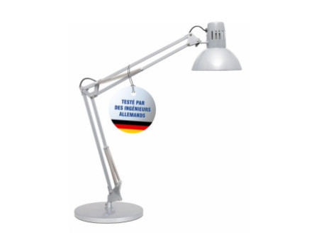 MAUL Lampe de bureau à LED MAULstudy, avec pied, argent