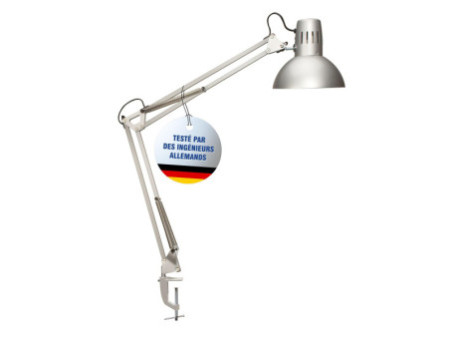 MAUL Lampe de bureau à LED MAULstudy, avec pince, argent