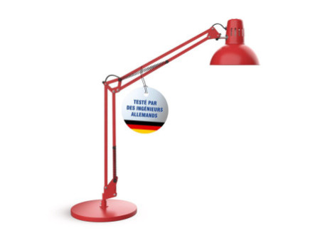 MAUL Lampe de bureau à LED MAULstudy, avec pied, rouge