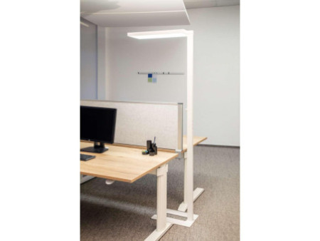 MAUL Lampadaire à LED MAULstudy, variateur, blanc