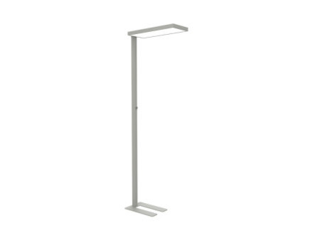 MAUL Lampadaire à LED MAULstudy, variateur, argent