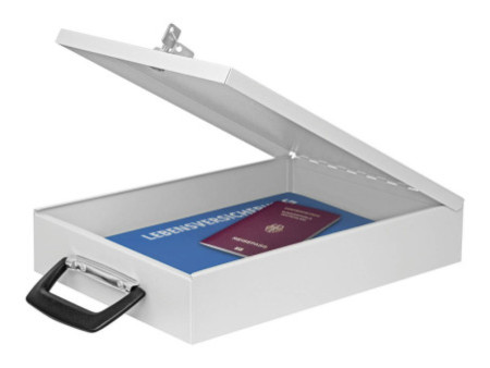 WEDO Caissette de documents, A4, avec poignée de valise