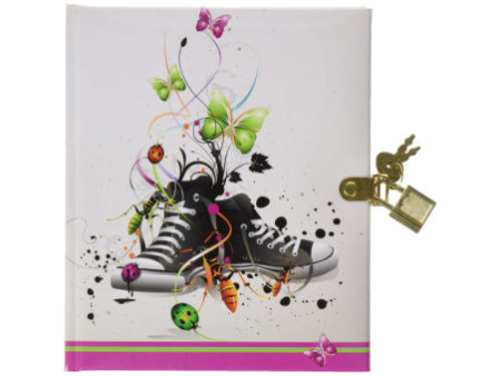 PAGNA Journal intime 'Chucks', 80 g/m2, 128 pages