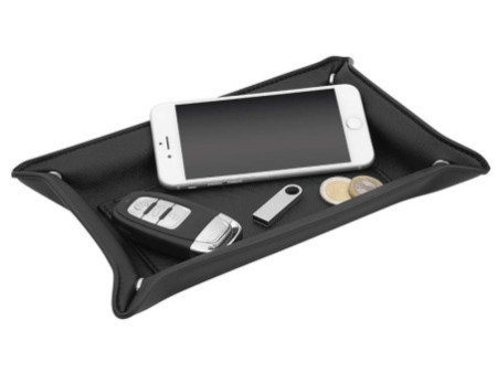 WEDO Vide-poches, en simili-cuir, noir