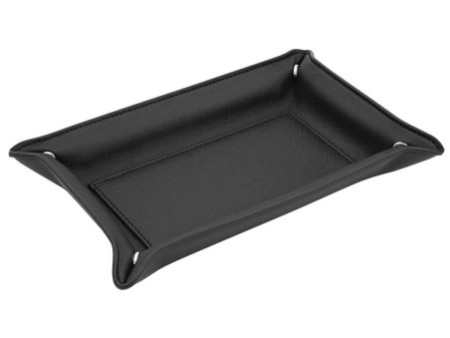 WEDO Vide-poches, en simili-cuir, noir