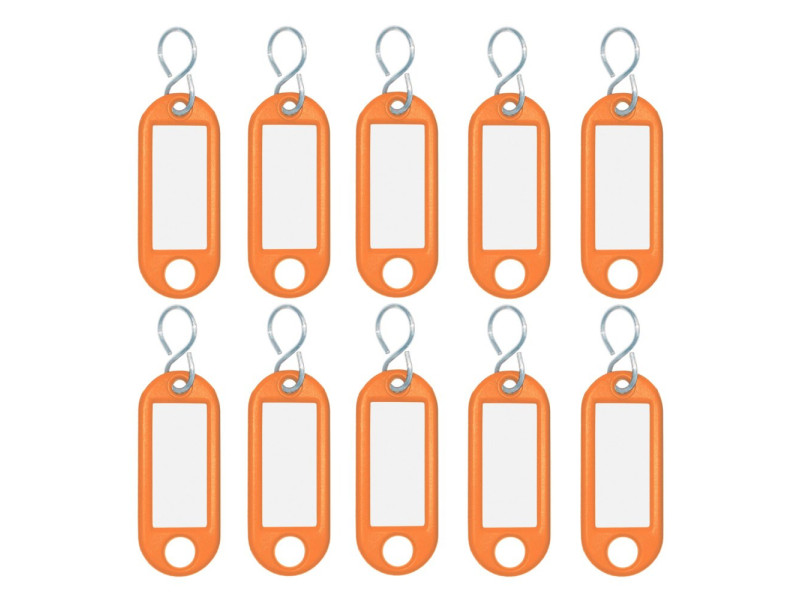 WEDO Porte-clés avec crochet en S, petit paquet, orange