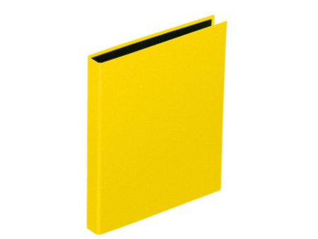 PAGNA classeur à anneaux 'Basic Colours', jaune, format A5,