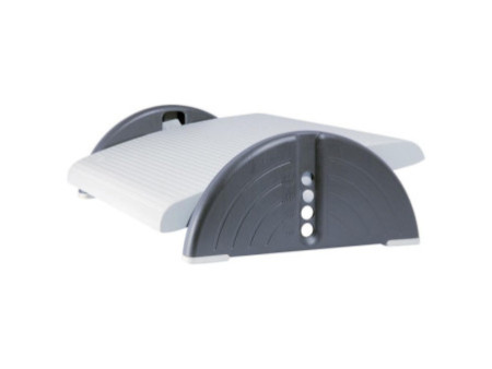 WEDO Repose-pieds Relax Plus, réglable en hauteur, gris