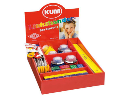 WEDO Gamme d'articles pour gauchers, présentoir, 70 pièces