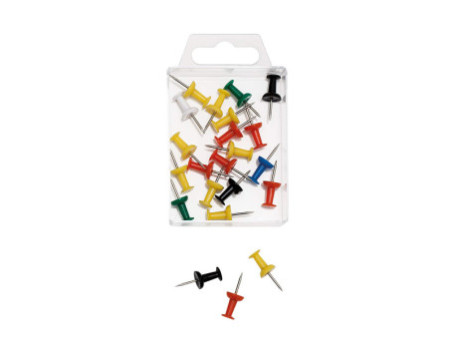 WEDO Punaises, assorti, petit paquet