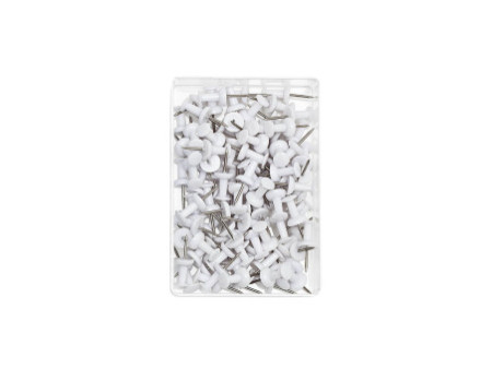 WEDO Punaises, blanc, grand paquet