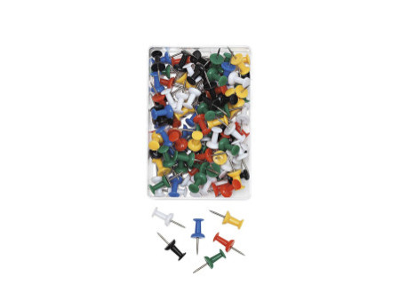 WEDO Punaise, assorti, grand paquet