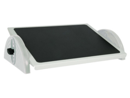 WEDO Repose-pieds Relax Steel, réglable en hauteur, gris
