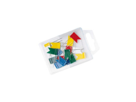 WEDO Epingles de signalisation, drapeau, assorti