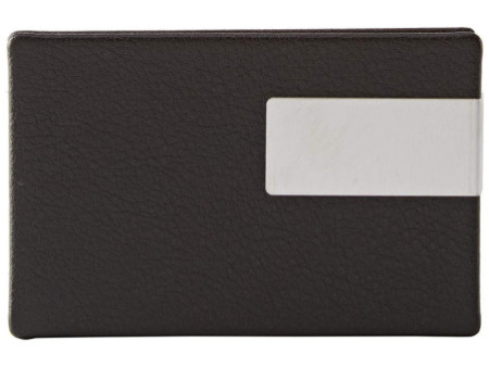 WEDO Boîte cartes de visite Good Deal, aluminium/PVC (noir)
