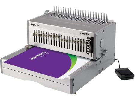 Fellowes Perforelieur électrique pour plastique Orion