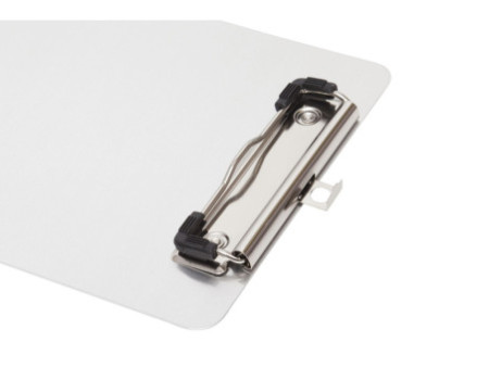 MAUL Porte-bloc, en aluminium avec pince nickelée, A5