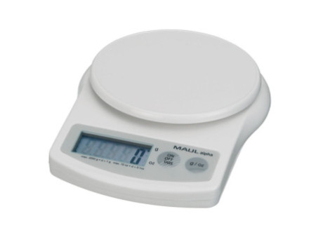 MAULalpha Pèse-lettres, portée: 2.000 g, blanc