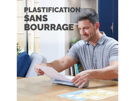 Fellowes Plastifieuse Ion format A4, blanc/gris