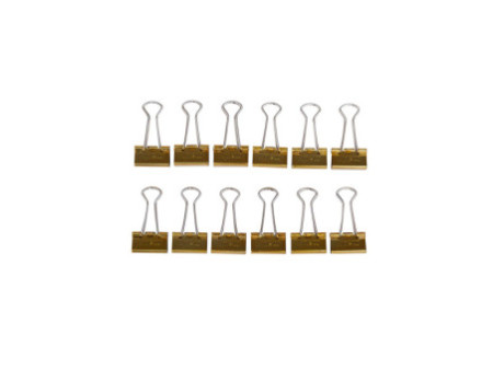 MAUL Pince double clip mauly 214, largeur: 19 mm, or
