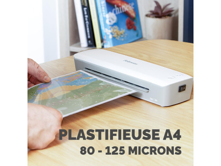 Fellowes Plastifieuse Ion format A4, blanc/gris