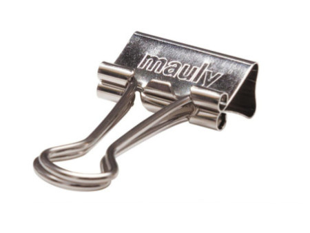 MAUL Pince double clip mauly Foldback 215, nickelée