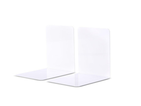 MAUL Serre-livres (L)120 x (P)140 x (H)140 mm, blanc