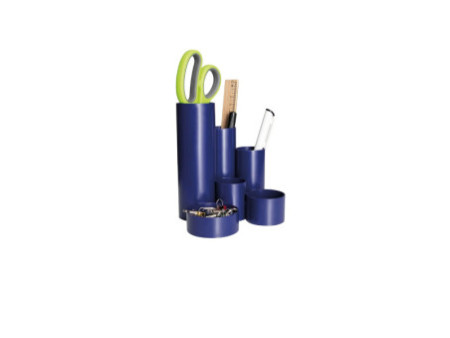 MAUL Multipot MAULdeskbox, bleu, en matière plastique
