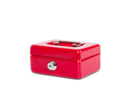 MAUL Caisse à monnaie avec fente, rouge