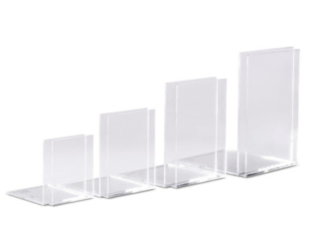 MAUL Serre-livres en acrylique, transparent, 80x100x100 mm