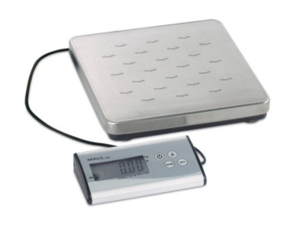 MAULcargo Pèse-paquet, capacité: 50 kg, gris, avec bloc de