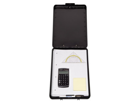 MAUL Porte-bloc avec module de rangement, A4, noir