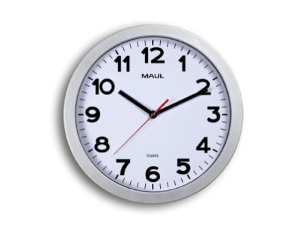 MAUL Horloge murale/horloge quartz MAULstep, diamètre: 300mm