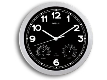MAUL Horloge murale/horloge radio MAULdrive, diamètre: 300mm