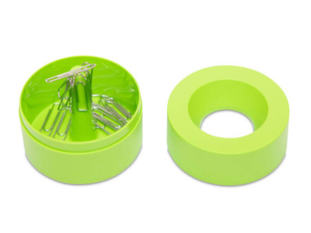 MAUL Distributeur de trombones MAULpro, rond, vert clair
