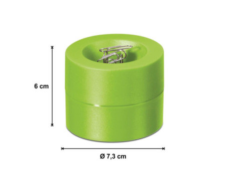 MAUL Distributeur de trombones MAULpro, rond, vert clair