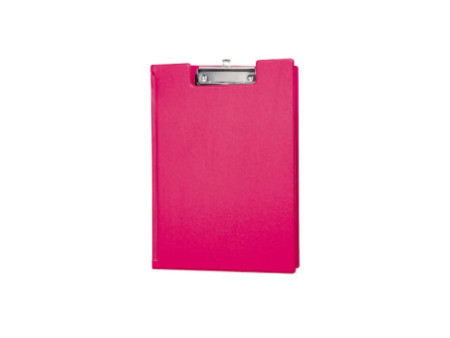 MAUL Porte-bloc à pince, plastifié A4, rose vif