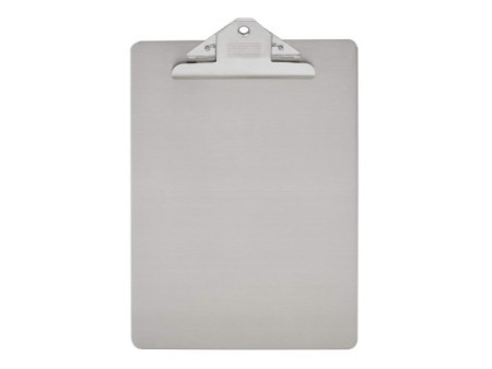 MAUL Porte-bloc MAULsteel, acier inoxydable, A4, argent